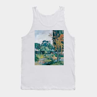 Landscape With Tower by Paul Cezanne Tank Top